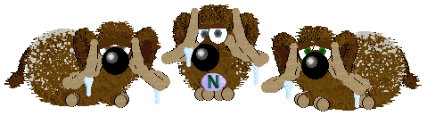 Your clue is the letter N
